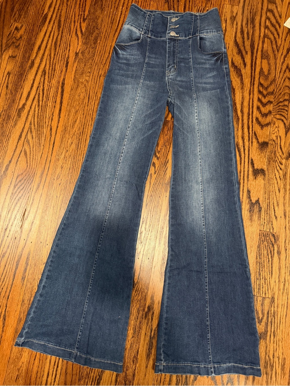 Jealous Tomato Indigo High-Rise Flare Jeans